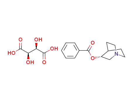 (3R)-1-azabicyclo[2.2.2]oct-3-yl benzoate (L)-tartrate