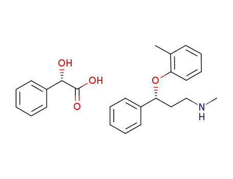 (R)-tomoxetine (S)-(+)-mandelate