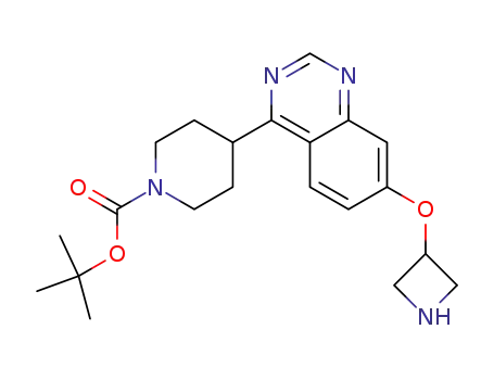 4-[7-(Azetidin-3-yloxy)-quinazolin-4-yl]-piperidine-1-carboxylic acid tert-butyl ester