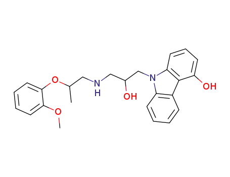 1-[carbazolyl-(4)-oxy]-3-[2-(2-methoxyphenoxy)-propylamino]-propan-2-ol