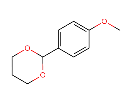 Molecular Structure of 5689-71-4 (2-(4-methoxyphenyl)-1,3-dioxane)