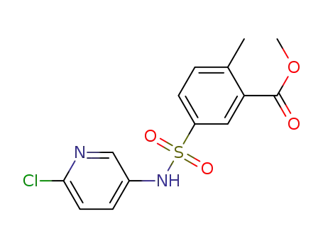 5-(6-chloro-pyridin-3-ylsulfamoyl)-2-methyl-benzoic acid methyl ester