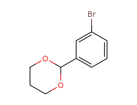 Molecular Structure of 67437-93-8 (1,3-Dioxane,2-(3-bromophenyl)-(9CI))