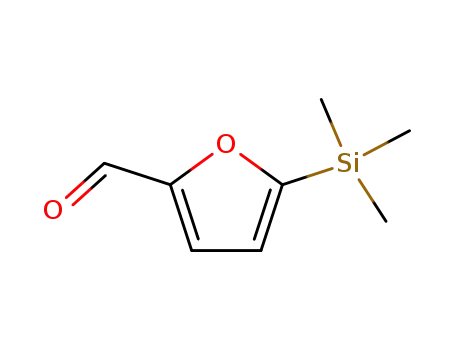 Molecular Structure of 13529-06-1 (5-(TRIMETHYLSILYL)FURAN-2-CARBALDEHYDE)