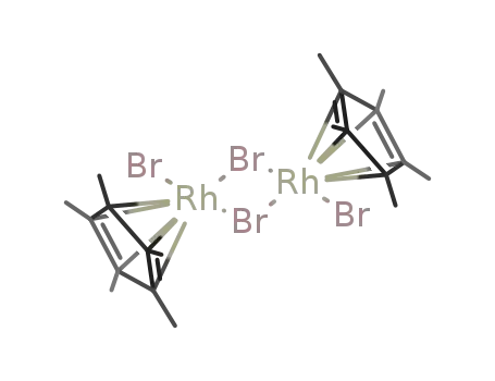 {(Rh(η5-pentamethylcyclopentadienyl)Br2)2}