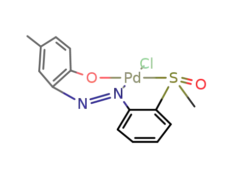 PdCl(OC6H3CH3N2C6H4SOCH3)