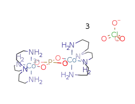 {((tris(aminopropyl)amine)Co)2PO4}(ClO4)3