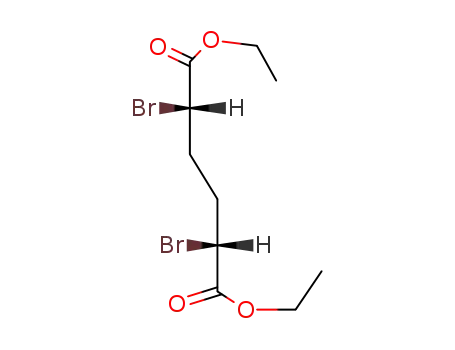 Molecular Structure of 54221-37-3 (Diethyl 2,5-dibromohexanedioate)