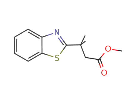 methyl 3-(2-benzothiazolyl)-3-methylbutyrate