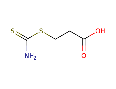 3-carbamothioylsulfanylpropanoic acid cas  4240-92-0