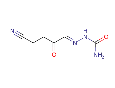 4-oxo-5-semicarbazono-valeronitrile