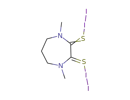 N,N'-dimethylperhydrodiazepine-2,3-di(thionediiodine)