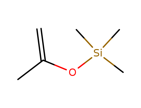 1833-53-0,ISOPROPENYLOXYTRIMETHYLSILANE,Silane,(isopropenyloxy)trimethyl- (7CI,8CI);(Isopropenyloxy)trimethylsilane;2-(Trimethylsiloxy)propene;2-(Trimethylsilyloxy)-1-propene;2-(Trimethylsilyloxy)propene;2-Trimethylsiloxy-1-propene;Acetonetrimethylsilyl enol ether;Isopropenyl trimethylsilyl ether;Trimethyl(prop-1-en-2-yloxy)silane;Trimethyl[(1-methylethenyl)oxy]silane;Trimethyl[(1-methylvinyl)oxy]silane;