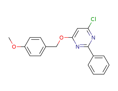 4-chloro-6-(4-methoxybenzyloxy)-2-phenylpyrimidine