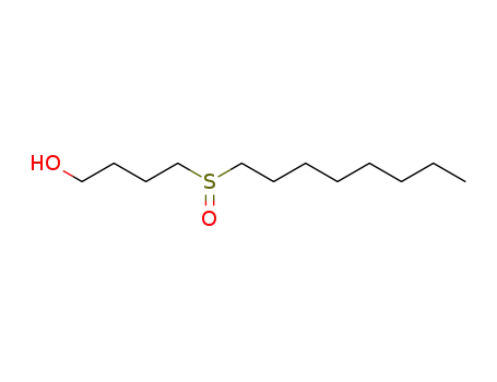 Molecular Structure of 7333-16-6 (1-Butanol, 4-(octylsulfinyl)-)