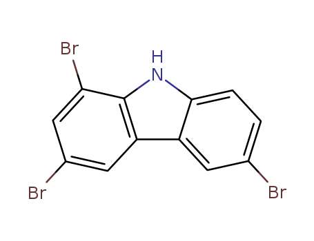1,3,6-tribromo-9H-carbazole cas  55119-10-3