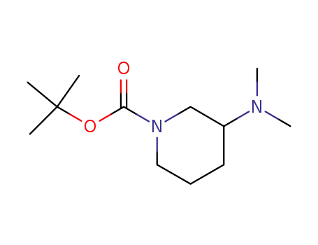 Molecular Structure of 1000576-83-9 (N-Boc-3-dimethylaminopiperidine)