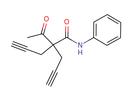 2-acetyl-N-phenyl-2-(prop-2-ynyl)pent-4-ynamide