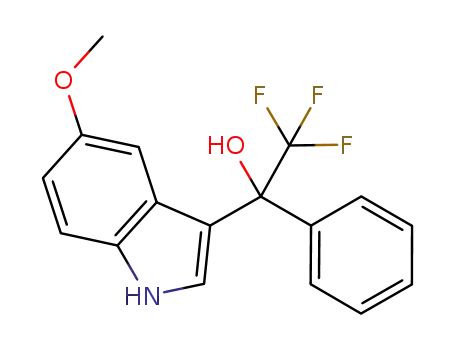 2,2,2-trifluoro-1-(5-methoxy-1H-indol-3-yl)-1-phenylethan-1-ol