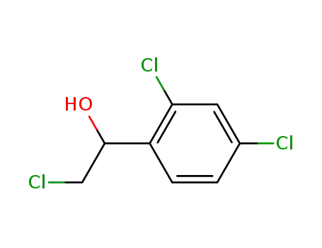Molecular Structure of 13692-14-3 (ALPHA-(CHLOROMETHYL)-2,4-DICHLOROBENZYL ALCOHOL)