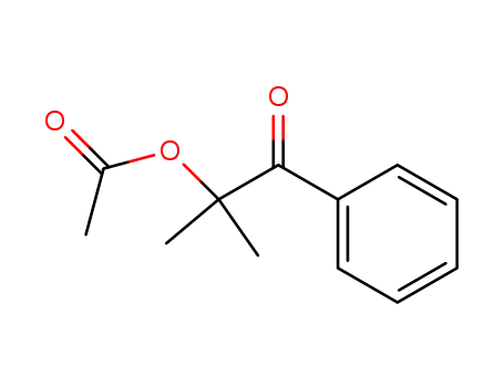 2-methyl-1-oxo-1-phenylpropan-2-yl acetate