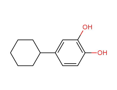 Molecular Structure of 1134-37-8 (4-cyclohexylbenzene-1,2-diol)
