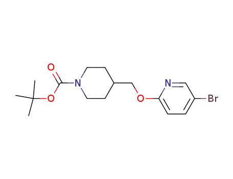 tert-butyl 4-((5-bromopyridin-2-yloxy)methyl)piperidine-1-carboxylate
