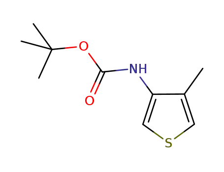 Molecular Structure of 1097629-78-1 (tert-butyl 4-methylthiophen-3-ylcarbamate)
