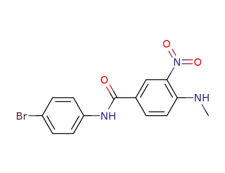 N-(4-bromo-phenyl)-4-methylamino-3-nitro-benzamide