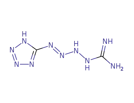 4-(1(2)H-tetrazol-5-yl)-tetraz-3-ene-1-carboximidic acid amide