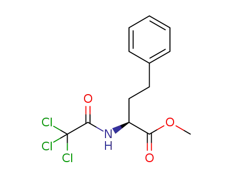 methyl (2S)-4-phenyl-2-(trichloromethylcarbonylamino)butanoate