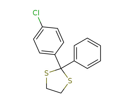1,3-Dithiolane, 2-(4-chlorophenyl)-2-phenyl-