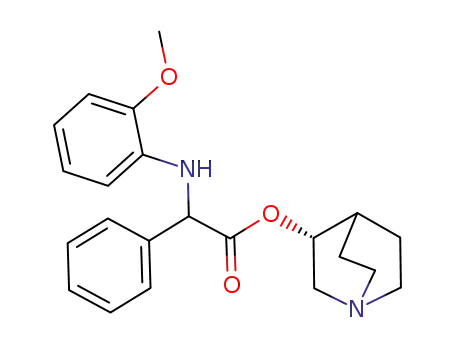 (2-methoxy-phenylamino)-phenyl-acetic acid (R)-(1-aza-bicyclo[2.2.2]oct-3-yl) ester