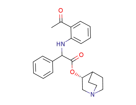 (2-acetyl-phenylamino)-phenyl-acetic acid (R)-(1-aza-bicyclo[2.2.2]oct-3-yl) ester