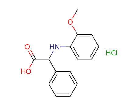 (2-methoxy-phenylamino)-phenyl-acetic acid hydrochloride