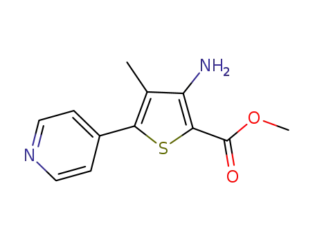 methyl 3-amino-4-methyl-5-pyridin-4-ylthiophene-2-carboxylate