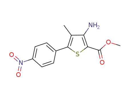 methyl 3-amino-4-methyl-5-(4-nitrophenyl)-thiophene-2-carboxylate