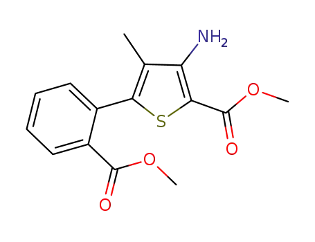 methyl 3-amino-5-(2-methoxycarbonylphenyl)-4-methylthiophene-2-carboxylate