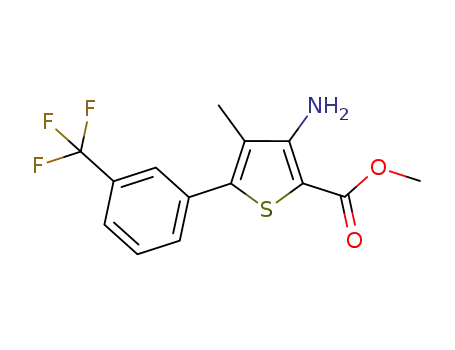 methyl 3-amino-4-methyl-5-(3-trifluoromethylphenyl)-thiophene-2-carboxylate