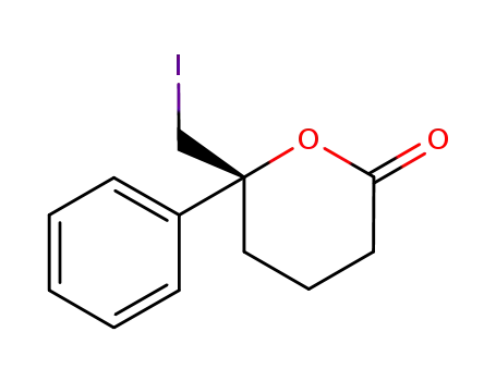 (R)-6-(iodomethyl)-6-phenyltetrahydro-2H-pyran-2-one