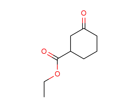 Molecular Structure of 33668-25-6 (ETHYL 3-OXOCYCLOHEXANE-1-CARBOXYLATE)