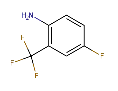 Molecular Structure of 393-39-5 (2-Amino-5-fluorobenzotrifluoride)