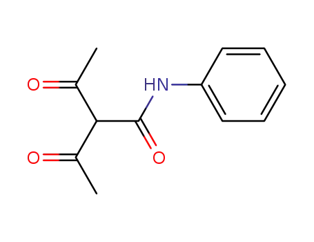 Molecular Structure of 18629-85-1 (Butanamide, 2-acetyl-3-oxo-N-phenyl-)