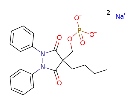 disodium (4-butyl-3,5-dioxo-1,2-diphenylpyrazolidin-4-yl)methyl phosphate