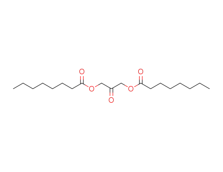 Molecular Structure of 59925-18-7 (Octanoic acid, 2-oxo-1,3-propanediyl ester)