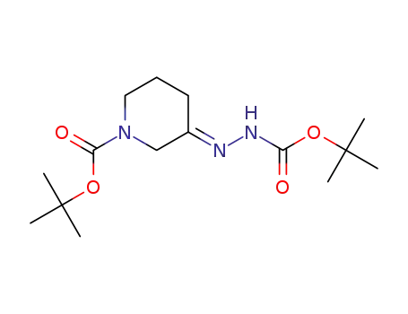 tert-butyl (3E)-3-[(tert-butoxycarbonyl)hydrazono]piperidine-1-carboxylate