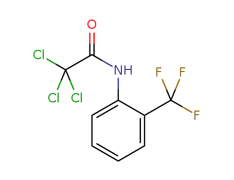 Molecular Structure of 349416-85-9 (AcetaMide, 2,2,2-trichloro-N-[2-(trifluoroMethyl)phenyl]-)