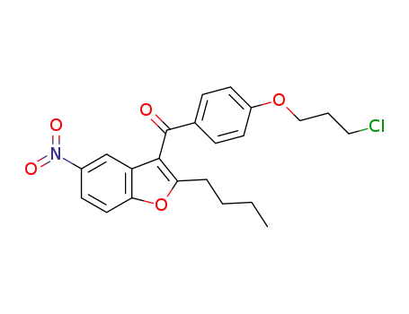 (4-(3-chloropropoxy)phenyl)(2-butyl-5-nitrobenzofuran-3-yl)methanone