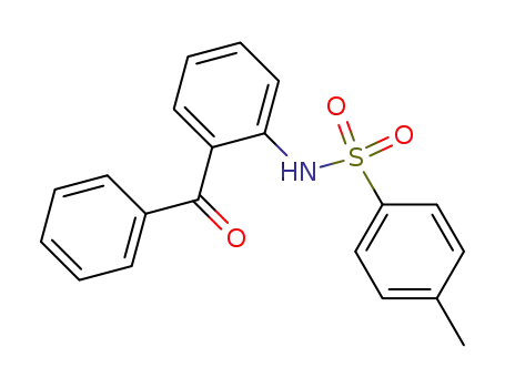 Molecular Structure of 1859-71-8 (N-(2-benzoylphenyl)-4-methylbenzenesulfonamide)