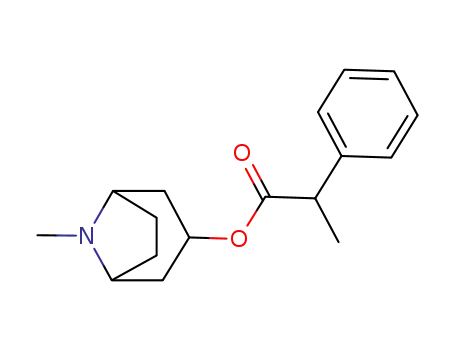 Benzeneacetic acid, a-methyl-, 8-methyl-8-azabicyclo[3.2.1]oct-3-yl
ester